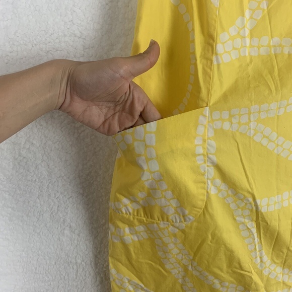 Lilly Pulitzer Sunny Sunshine Yellow Print shift Dress size 8 - Picture 4 of 7